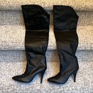 Genuine leather boots.